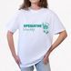 Футболка жіноча з принтом Хрещатик, біла, S FFHE00 фото 1