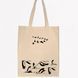 Екосумка, торба, шопер з принтом Лелеки - Весна, бежевий обʼємний, 35х42х10 см SHLM00 фото 2