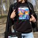 Футболка&nbsp;женская c принтом Ивано-Франковск, черная, 2XL FFIF00 фото 7