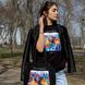 Футболка&nbsp;женская c принтом Ивано-Франковск, черная, 2XL FFIF00 фото 6