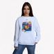 Світшот жіночий з принтом Київ, білий, L CFKV00 фото 3
