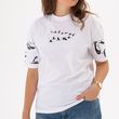 Футболка&nbsp;женская c принтом Аисты - Весна, белая, S FFLM00 фото