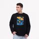 Світшот лонг чоловічий з принтом Україна, чорний, 2XL CMAU00 фото 1
