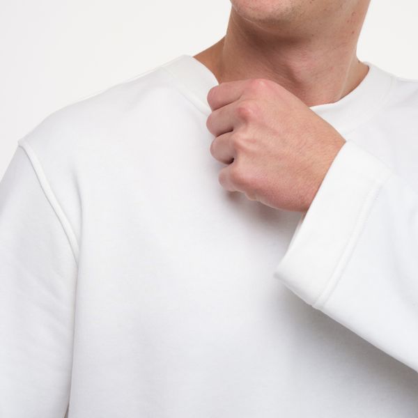Свитшот лонг мужской с принтом Одесса, молочный, S LMOD00 фото