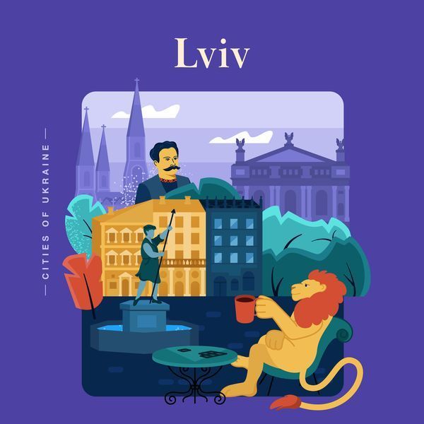 Футболка жіноча з принтом Львів, біла, XS FFLV00 фото