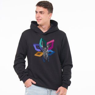 Худи&nbsp;мужское c принтом Родина-Мать, черное, 2XL XMKK00 фото