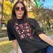 Футболка жіноча з принтом Вишиванка, чорна, 2XL FFVY00 фото 7