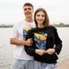 Свитшот женский с принтом Украина, черный, L CFUA00 фото 13