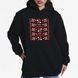 Худи женское с принтом Вышиванка, черное, XL XFVY00 фото 2