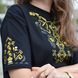 Футболка жіноча з принтом Золоті птахи, чорна, L FFGH00 фото 6