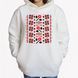 Худи женское с принтом Вышиванка, молочное, 2XL XFVY00 фото 2