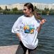 Футболка женская с принтом Львов, белая, M FFLV00 фото 7
