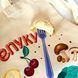 Екосумка, торба, шопер з принтом Вареники, бежевий максі, 50х38х14 см SHVR00 фото 6