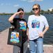 Футболка  жіноча з принтом Дніпро, біла, XS FFDP00 фото 9